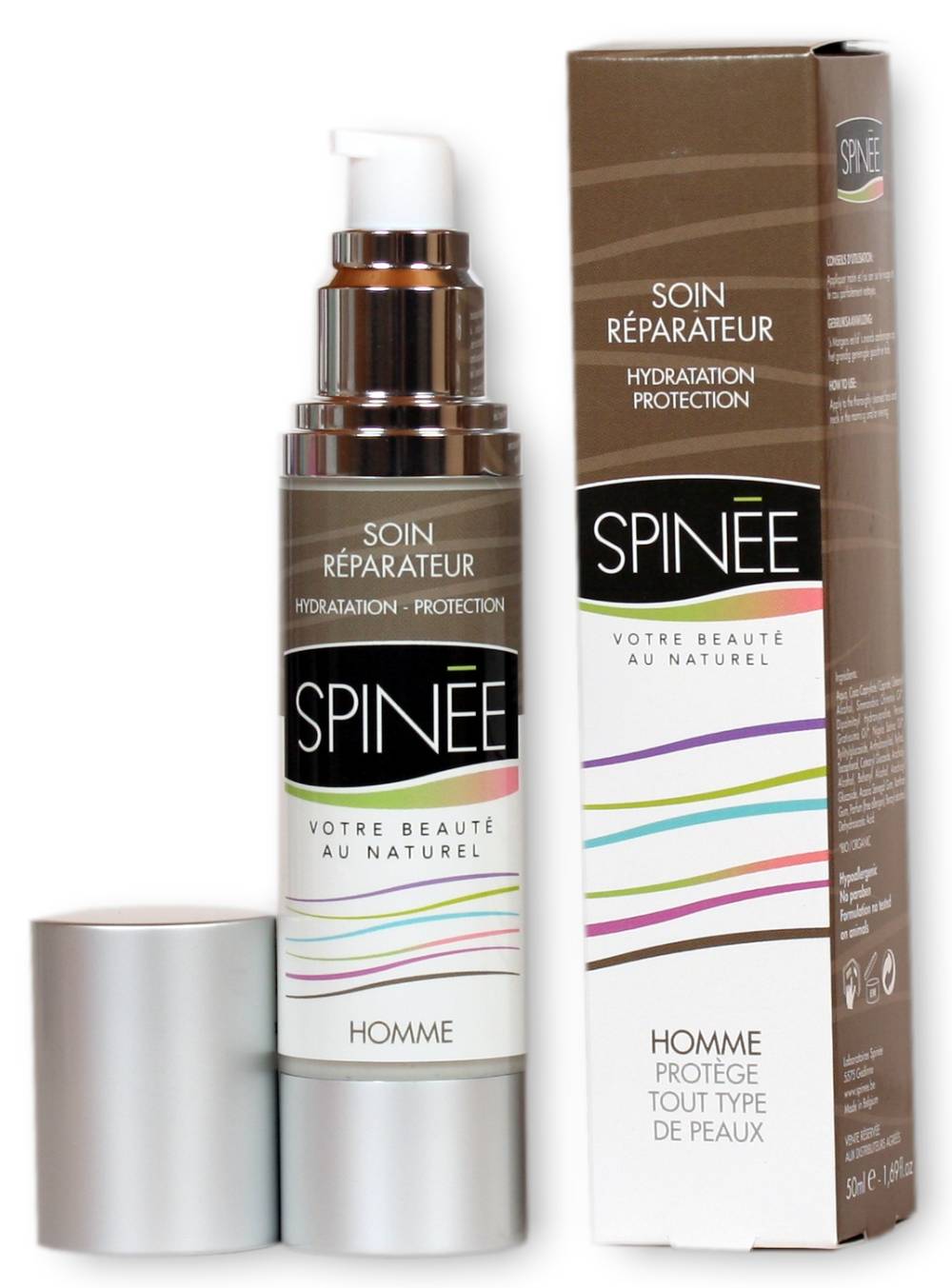 Spinée - Visage - Homme - Soin Réparateur 50ml + Boite 1
