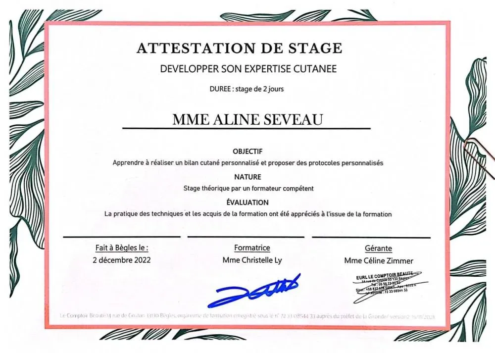 attestation développer son expertise cutanéwebp